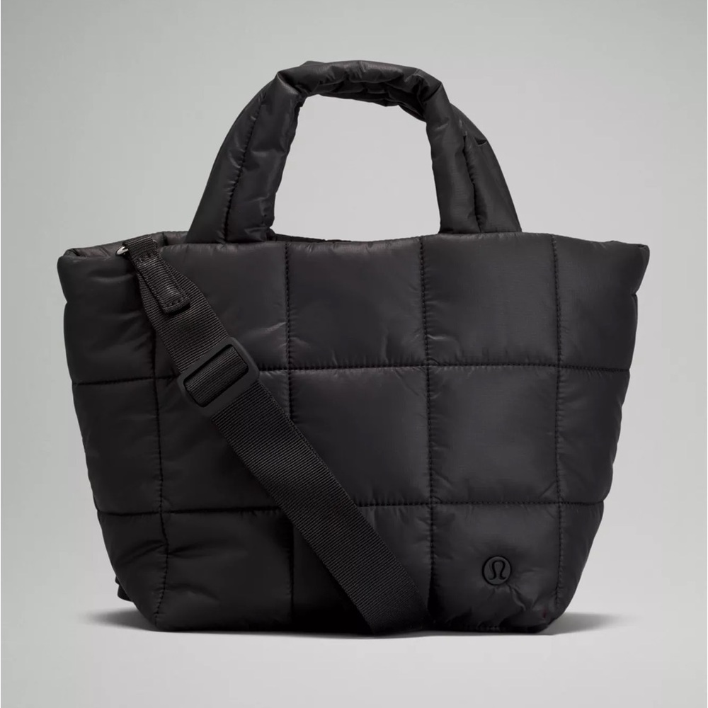 NWT Quilted Grid Crossbody Bag - Black Lululemon